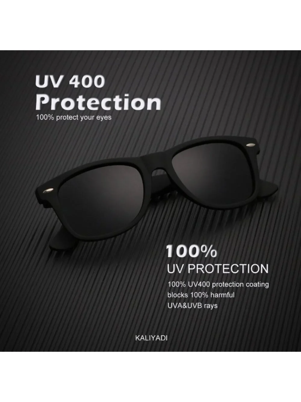 Polarized Semi-Rimless Sunglasses for Men & Women | UV Protection Driving